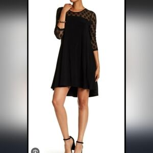 NWT.Nina Leonard Elegant High-Low Dress.Pit To Pit 18' Stretch To 20" Length 40"